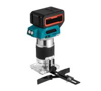 Recortadora Manual Eléctrica Sin Escobillas De 5 Velocidades, Inalámbrica 1600W, Enrutador Madera, Herramientas Eléctricas For Carpintería Potente Potencia(1 Battery)