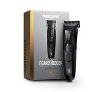 Recortadora para barba MANSCAPED® The Beard Hedger®, Dial ajustable con 20 longitudes, Cuchilla-T de acero inoxidable recorta el vello con precisión, Afeitadora inalámbrica, impermeable seco/mojado