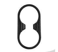 Recorte de la Cubierta del Marco de la Taza de Agua, 1pc Frente del Coche Decoración de la Cubierta del Marco de la Taza de Agua para MG ZS 2017-2018 Fibra de Carbono