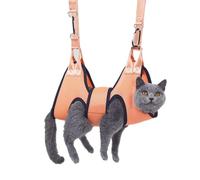 Recorte de uñas para Perros-arnés de Eslinga de Aseo ergonómico para Hamaca | Colgador transpirable para gatos, prevención de arañazos, asistencia para el baño para clínica veterinaria en el hogar