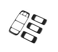 Recorte del marco Botón De Control De Ventana De Coche, Pegatina Con Apariencia De Carbono, Embellecedor Para F-Pace 2016-2020, 4 Uds.