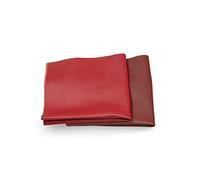 Recortes de Cuero Rojo - Restos en Tamaños Grandes, Ideal para Bolsos, Zapatos, Reparaciones, Decoraciones, Manualidades - 1 kg, Tamaño A5