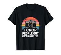Recorto a la Gente emocionalmente Demasiado Broma fotográfica Camiseta