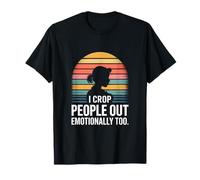 Recorto a la Gente emocionalmente Demasiado Broma fotográfica Camiseta
