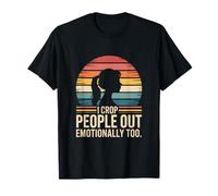 Recorto a la Gente emocionalmente Demasiado Broma fotográfica Camiseta