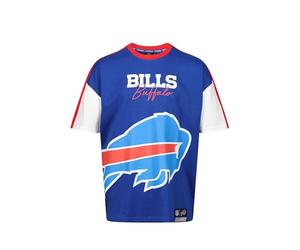 Recovered Camiseta Buffalo Bills Cut and Sew Navy Oversized