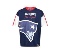 Recovered Camiseta New England Patriots Cut and Sew Navy Oversized
