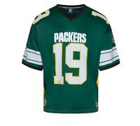 Recovered Green Bay Packers NFL Mesh Oversized Top Jersey Camiseta Verde