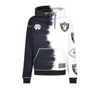Recovered Las Vegas Raiders NFL Efecto Tinta Negro sobre Blanco Sudadera