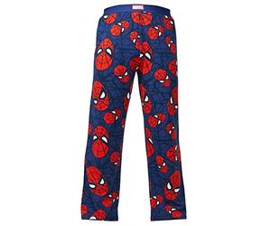 Recovered Marvel - Pijama de Spider-Man para adultos, 100% algodón, ropa de noche, pijamas, pantalones de pijama, licencia oficial