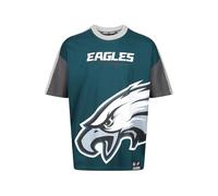 Recovered Philadelphia Eagles Corte y Confección Camiseta Navy Oversized