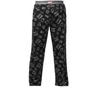 Recovered Pijama Marvel - Vengadores, Spiderman, Iron Man, Thor Lounge Pants - 100% algodón, ropa de descanso, ropa de noche, pijamas, pantalones de pijama - Producto oficial