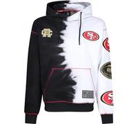 Recovered San Francisco 49ers NFL Ink Dye Effect Schwarz auf Weiß Sudadera
