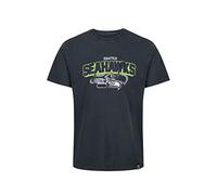 Recovered Seattle Seahawks Black NFL Galore Washed T-Shirt