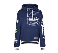 Recovered Seattle Seahawks NFL Emerald City Sudadera con Capucha Azul Oscuro