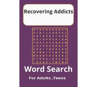 Recovering Addicts Word Search Puzzle Book: Thoughtful Nurse Word Search Puzzle Book: Word Searches with Easy to Read Print about Recovering Alcohol ... Gift for Holidays, vacations, birthda