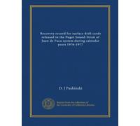 Recovery record for surface drift cards released in the Puget Sound-Strait of Juan de Fuca system during calendar years 1976-1977