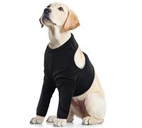 Recovery Sleeve Perro, Rodillera para Perro Patas Delanteras Codera Elástica Delantera Derecha Izquierda Pierna para Heridas, Vendajes para Perros (Negro, L)