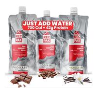 RecPak Comidas instantáneas ultraligeras Performance para tu próxima aventura, 700 Cal 42 g de proteína I sabores mixtos (paquete de 3)