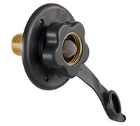RecPro B&B New RV Camper Motorhome Trailer Marine Black City Water Fill Inlet Flange Brass with Check Valve by