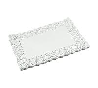 Rectangle Paper Doilies Paper Lace Tea Party Party Fiesta de cumpleaños de la boda Partido para pasteles PAQUETA 7.5 x 12 pulgadas