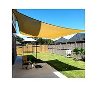 Rectangle Sun Shade Sail Canopy Awning Fabric Cloth Screen UV Block Sunshade Cover Waterproof for Garden Outdoor Yard Patio Carport Pergola - Sand Color