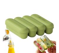 Rectangle Tray Kitchen Gadget Silicone Maker Mold Flexible Cube Tray Durable Reusable Freezer Mold For Home Apartment Pool Party Gatherings Family Nights Whisky Cocktail Water Bottle Bever