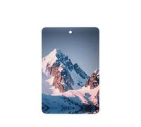 Rectangle WZYWHJ - Juego de 6 fragancias para coche, diseño de la cima de la montaña nevada