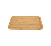 Rectangular Bamboo Serving Tray Food Fruit Cake Storage Plate for Household Kitchen Use