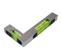 Rectangular de alta precisión de nivel en forma de L, 7 caracteres, fuerte burbuja magnética, hay 2 especificaciones a elegir (160 mm)
