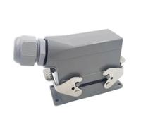 Rectangular Heavy Duty Connectors HDC HE 10 Core Pin 16A 500V Waterproof Aviation Plug Side Line Con