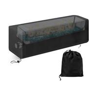 rectangular para hoguera, protector de tela Oxford resistente al viento, cubierta rectangular contra el polvo, para luz solar, hojas de nieve, escombros, excrementos de pájaros, parrilla, cocina