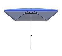Rectangular Patio Umbrella Market Garden Steel Height Adjustable Waterproof Sun Protection with Storage Bag Outdoor Umbr