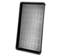 Rectangulares Bandejas Plastico para Plantas, Bandeja de Riego, Material de PVC, Malla Reforzada en la Base, Aptas para Interiores y Exteriores(Black,93x45x3.5cm/37x18x1.4in)