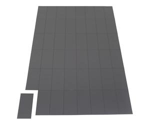 Rectángulos Magnéticos Flexibles Auto Adhesivos Magflex® Para Crear Imágenes Magnéticas, Obras de Arte, Letreros O Pantallas - 50mm x 24mm - 48 Por Hoja A4