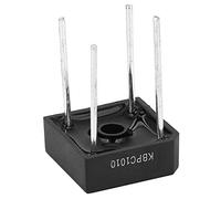 Rectificador de Puente KBPC-1010, Rectificador de Puente de Onda Completa 10a 1000V Varios Estilos Cuerpo Pequeño de Larga Duración para Electrodomésticos(Vender 1)