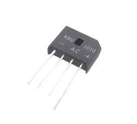 Rectificador de puente KBU1010 KBU-1010, 10 A, 1000 V, 50 unidades