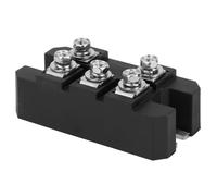 Rectificador De Puente MDS-100A 1600V 5 Terminales Módulo De Diodo De Onda Completa Trifásico Con Base De Montaje Aislada Para Rectificación Trifásica