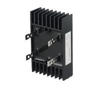 Rectificador puente 100A 1600V Diodo bifásico de alta potencia para conversión de fuente de alimentación, negro