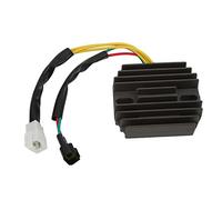 Rectificador Regulador de Moto 12V 5 Cable, Aleación Resistente, Compatible con DR Z400SM 2005-2017, 2019 - Refrigeración Eficiente, Instalación Sencilla, Mayor Seguridad en