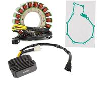 Rectificador Regulador De Voltaje Bobina Estator Motor para NT400 Bros 400 NC25-100 105 110 NT650 A AC Hawk GT con Junta Accesorios Bobina Estator Bobina