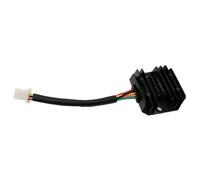 Rectificador Tensión Encendido De Piezas De Rendimiento De Motocicletas, Regulador De Voltaje De 5 Pines, Rectificador Para Scooter GY6 ATV 50cc 60cc 70cc 150cc(White)