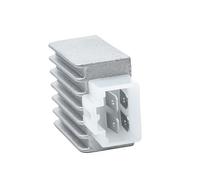 Rectificador Tensión Regulador De Voltaje De 4 Pines Para Motocicleta GY6 50cc 70cc 80cc 90cc 100cc 110cc Para 125cc 150cc Rectificador Onda Completa Ciclomotor Buggie Cuatriciclo Motocicleta(Silver)