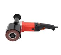 Rectificadora, 2200 W, rodillo de lijado, pulidora de burnishing, 6 velocidades, velocidad ajustable, 600-3000rpm, amoladora, amoladora de satén de 2 ruedas