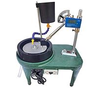 Rectificadora de gemas, pulidora lapidaria de 2800 rpm, pulidora de rocas para corte de joyas y gemas con mango mecánico y pantalla digital