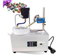 Rectificadora de piedras preciosas, amoladora plana digital de 0 a 2800 rpm, luz LED, controles de ángulo y altura, pulidora de joyas de bajo ruido para gemas y metales preciosos