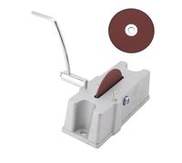 Rectificadora manual para anillos de pistón, herramienta con rueda de esmeril de grano 120 para el rectificado de precisión de anillos, construcción duradera en aluminio y acero