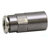 recto hembra tea t-6 r-1/4 - conexión de metal, rosca de 1/4", diseño compacto, resistente, ideal para tuberías y sistemas hidráulicos.