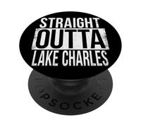 Recto Outta Lake Charles PopSockets PopGrip Adhesivo