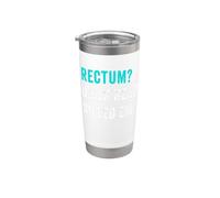 Rectum? Damn Near Killed Em Funny Retro Dad Joke Vaso térmico de acero inoxidable de doble pared